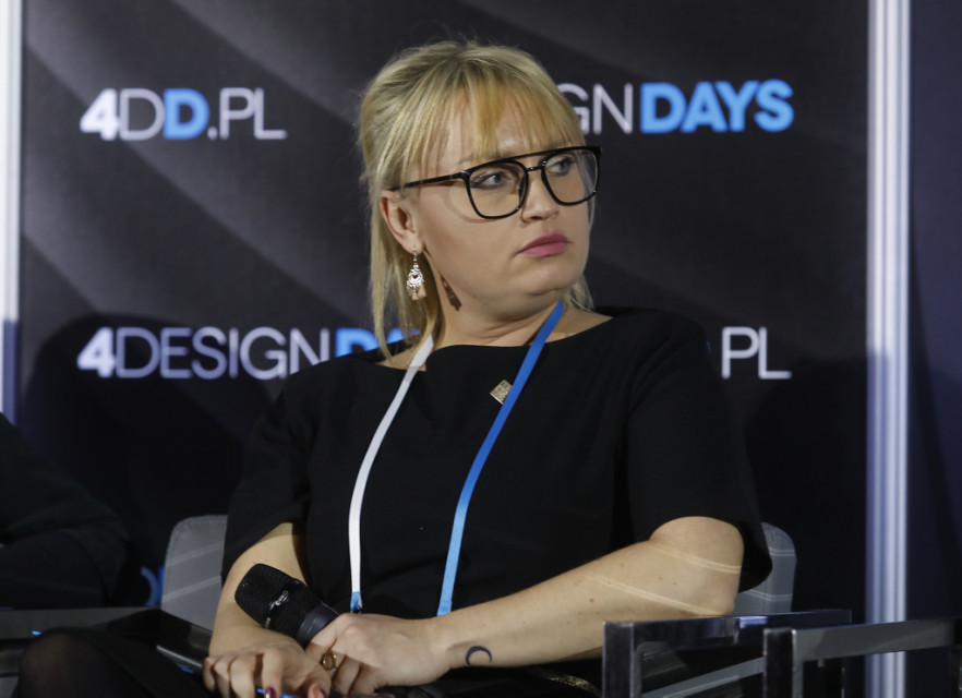 Karolina Szkapiak, pełnomocnik zarządu głównego ds. współpracy ze środowiskiem młodych architektów i studentów, Stowarzyszenie Architektów Polskich, fot. PTWP Murale jak akupunktura