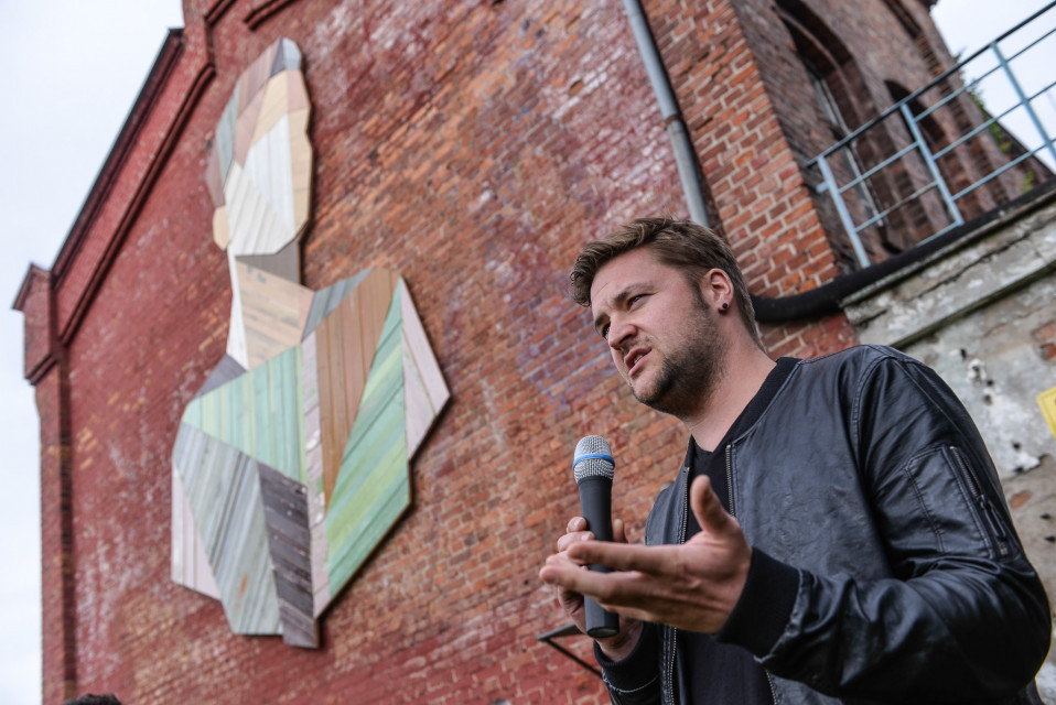 Stefaan De Croock, artysta, fot. mat. pras. Pokaż mi swój mural, a powiem ci kim jesteś