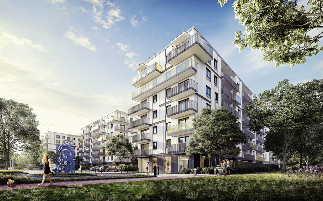 Port Żerań z rzeźbą, fot. Dom Development Pokaż mi swój mural, a powiem ci kim jesteś