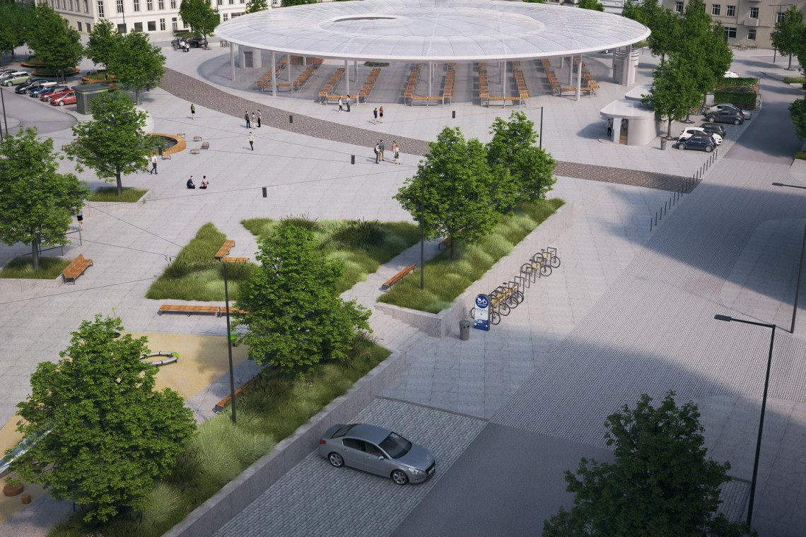 fot. UM Poznań Przebudowa Rynku Łazarskiego w Poznaniu