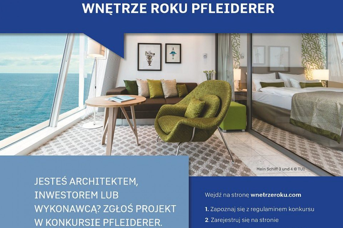 fot. mat. prasowe Konkurs "Wnętrze Roku Pfleiderer" oficjalnie rozpoczęty!