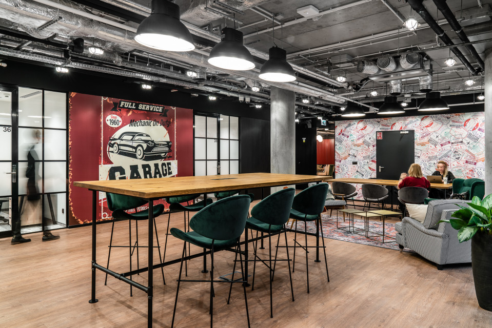 Solutions.Rent / Ethos, Warszawa / projektant: The Design Group TOP 40: Tym żyła branża biurowego designu w 2019 roku. Oto największe otwarcia minionych miesięcy