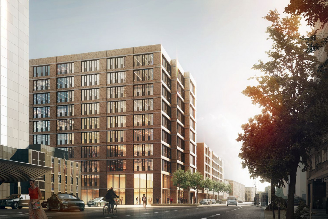 fot. mat. prasowe Biurowiec projektu JEMS Architekci z prawomocnym pozwoleniem na użytkowanie