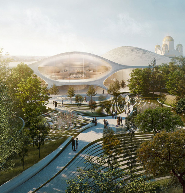 Sverdlovsk Philharmonic Concert Hall - projekt Zaha Hadid Architects, fot. VA Zaha Hadid Architectes znów górą! Zaprojektują kolejną filharmonię