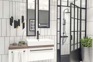 Komfort pod designerskim prysznicem