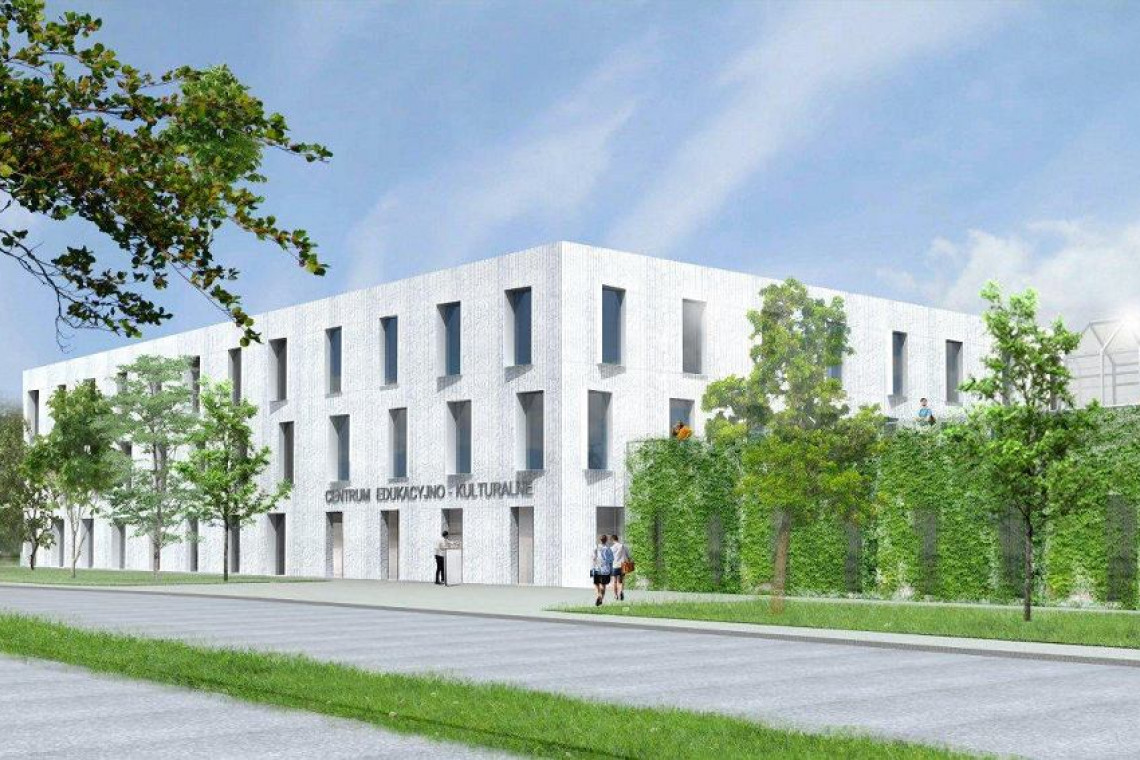 Centrum Kulturalno-Edukacyjne na Gocławiu, fot. materiały prasowe Warszawski Gocław będzie mieć dom kultury. Inwestycja już z kamieniem