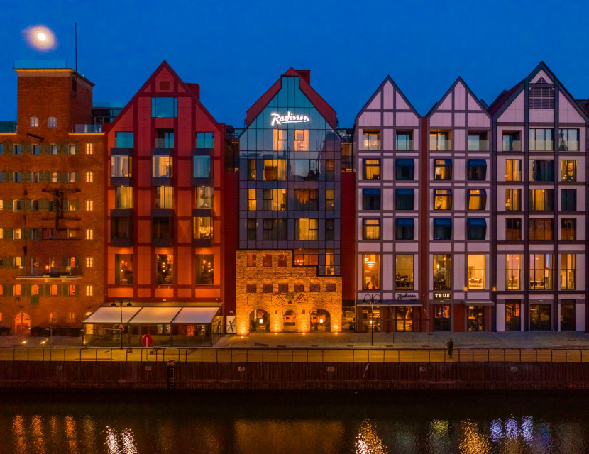Radisson Gdańsk fot. mat. prasowe Pierwszy hotel marki Radisson w Europie znajduje się w... Gdańsku. Jest designersko!
