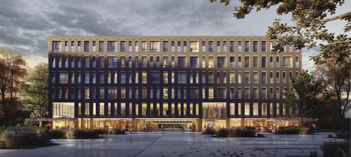 Jury przyznało także wyróżnienia pracowni 4 AM Architekci (Tomasz Karpiński i Arkadiusz Wróblewski) fot. mat. UW Projekt Praga z pierwszym miejscem w konkursie na akademik dla UW. Za nimi JEMS Architekci i Analog Piotr Śmierzewski