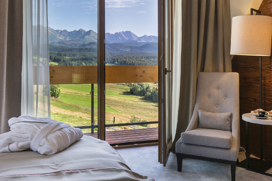 fot. mat. pras. Relaks z widokiem na Tatry. Oto hotel Kopieniec szkicu FØB!a design