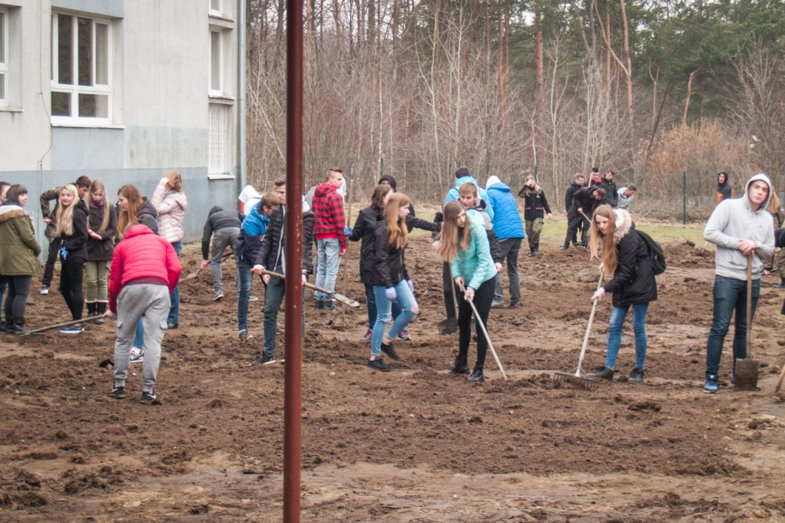 fot. mat. prasowe Pomysł na łąkę kwietną. Niecodzienny projekt nauczycieli i uczniów