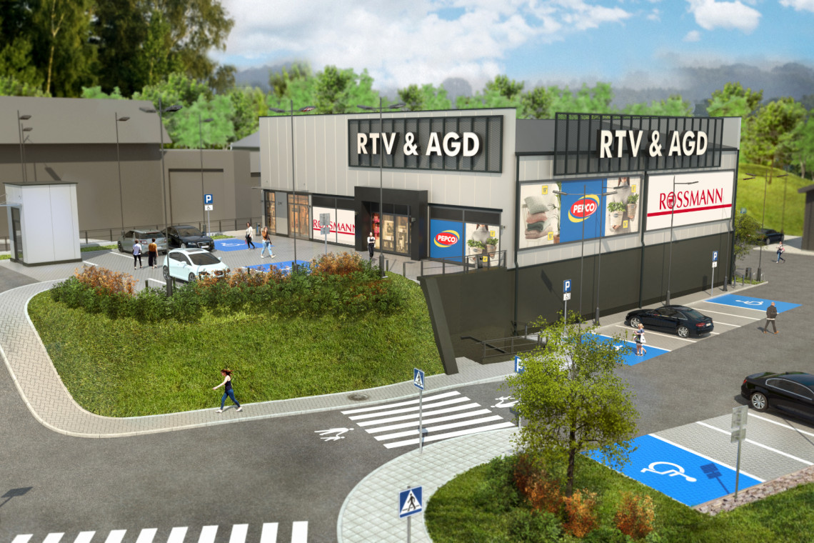 fot. mat. prasowe EDS Retail Park rozpoczyna ofensywę w Polsce. Architekci z Debiut II zaprojektowali pierwszą inwestycję