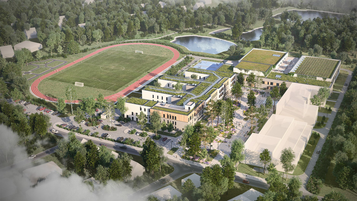 Mareckie Centrum Edukacyjno-Rekreacyjne z założenia "zero-energetyczne" fot. mat. Mareckie Centrum Edukacyjno-Rekreacyjne Prymusi z ekologiczną odznaką. Tylko trzy szkoły w Polsce mają takie certyfikaty