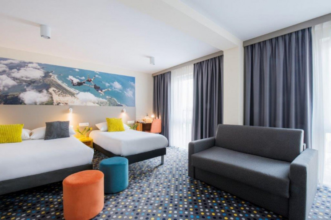 fot. mat. pras. Tunel aerodynamiczny inspiracją dla hotelowego designu? Oto Hotel ibis Styles Warszawa West