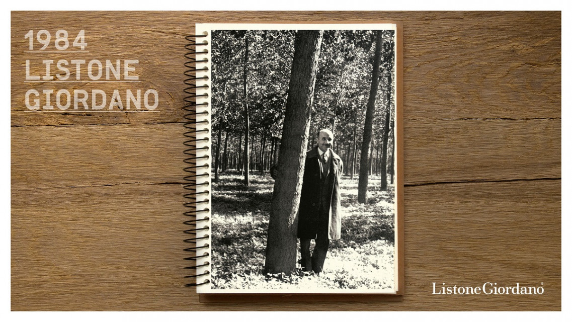 Profesor Guglielmo Giordano_twórca technologi Listone Giordano fot. mat. prasowe Włoski wynalazek sprawił, że warstwowe deski stały się popularną formą produkcji drewnianych parkietów