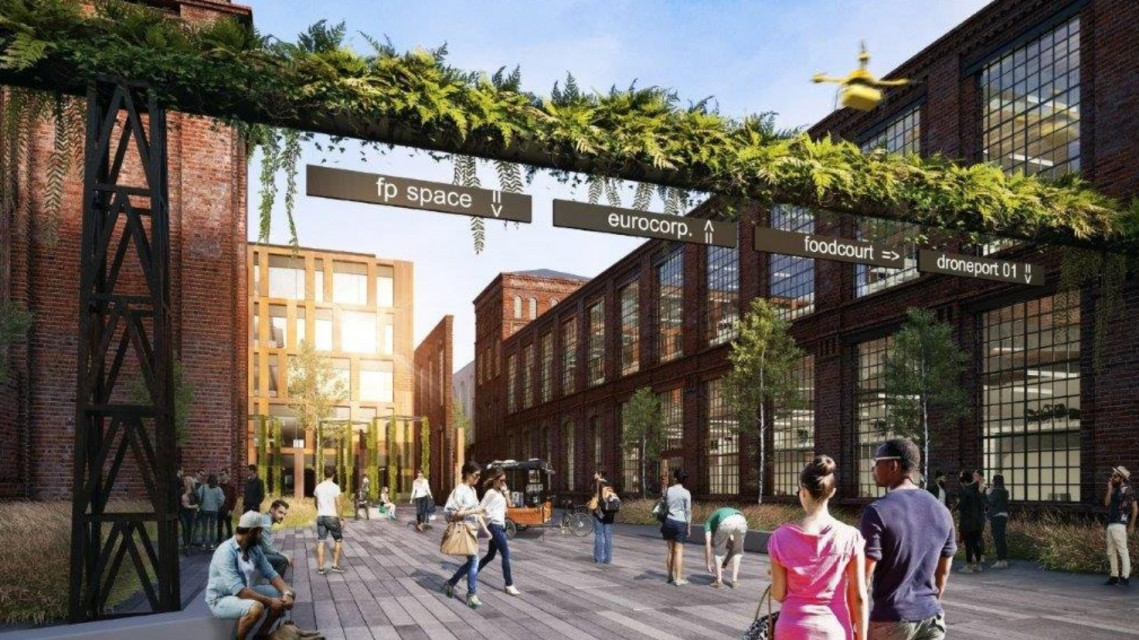 Fuzja (inwestor: Echo Investments, projekt: Medusa Group) fot. mat. prasowe Biurowe inwestycje odmieniają Łódź