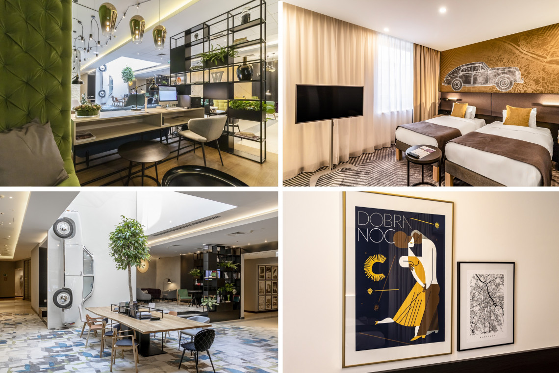 fot. mat. pras. Opowieść o Warszawie i brandwall z „Syrenką”, czyli nowe oblicze hotelu Mercure Warszawa Grand