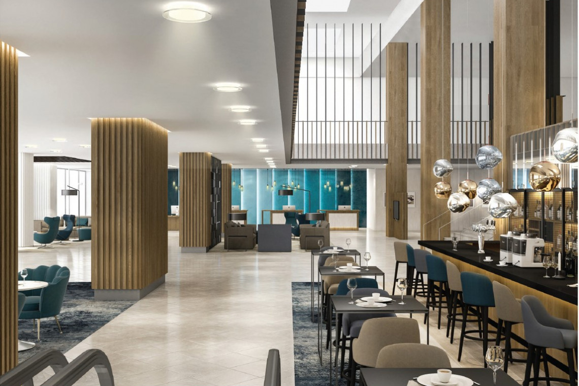 fot. mat. pras. Warszawski Marriott się zmieni. Za projekt nowych wnętrz odpowiada FBT – Pracownia Urbanistyki i Architektury