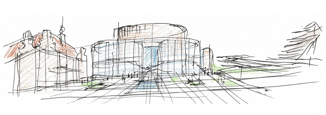 fot. mat. architektów Pomysł na teatr muzyczny w Poznaniu