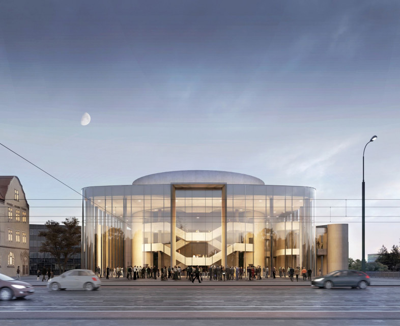 fot. mat. architektów Pomysł na teatr muzyczny w Poznaniu