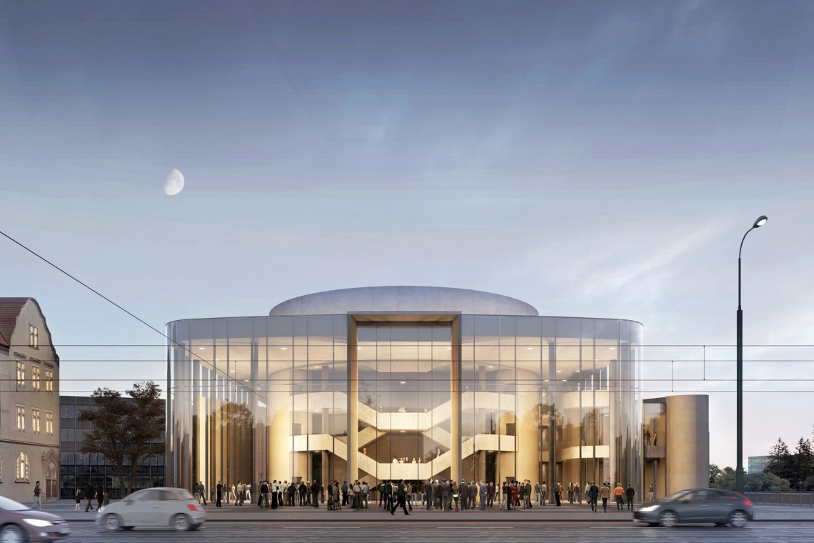 fot. mat. architektów Pomysł na teatr muzyczny w Poznaniu