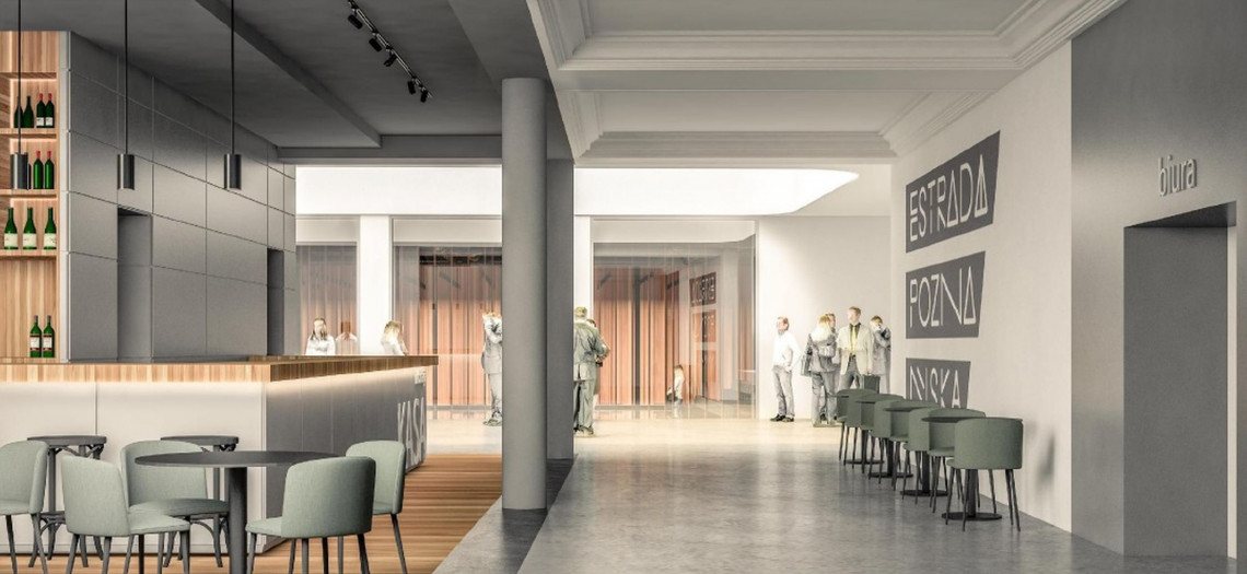 fot. mat. UM Poznań Wybrano projekt nowej siedziby Estrady Poznańskiej