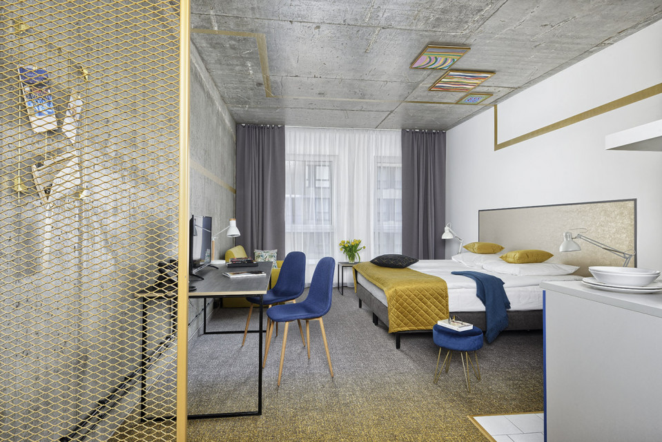 fot. mat. pras. Arche w sąsiedztwie lotniska Chopina. Oto wnętrza Hotelu Geologiczna