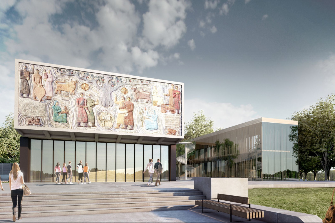Ideą opracowanej przez Nizio Design International koncepcji jest poddanie rewitalizacji modernistyczno-funkcjonalistycznego budynku dawnego kina w Mcchecie fot. Nizio Design International Pracownia Nizio Design International projektuje w Gruzji. Architekci postawili na formułę "żywej lekcji historii"