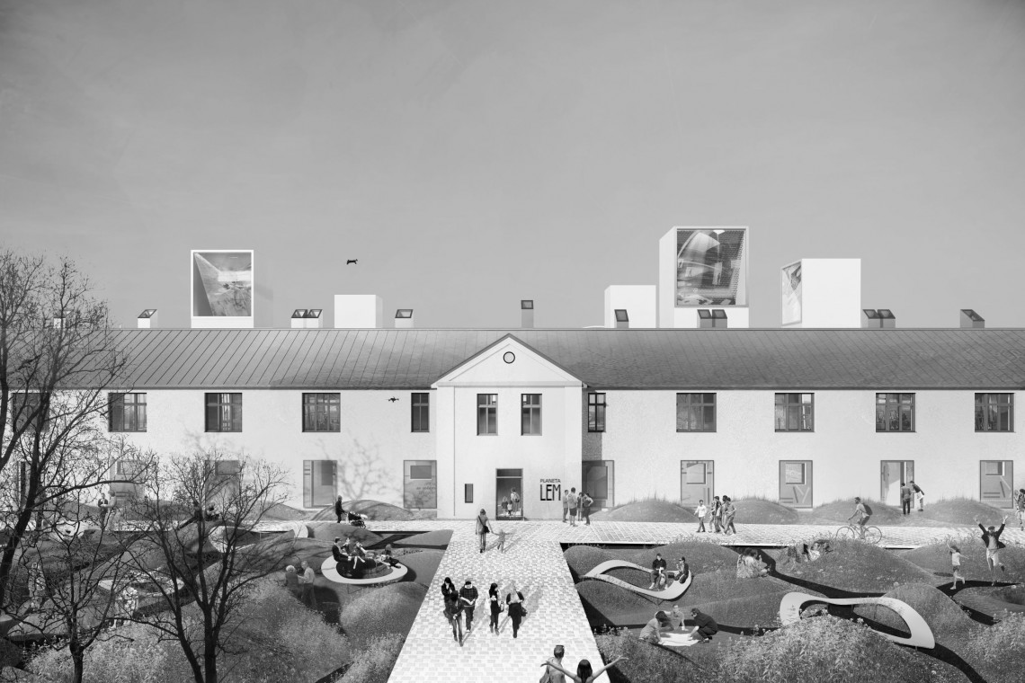 Centrum Literatury i Języka Planeta LEM autorstwa JEMS Architekci, fot. mat. prasowe Planeta Lem na Warszawskich Targach Książki. Poznaj projekt autorstwa JEMS Architekci