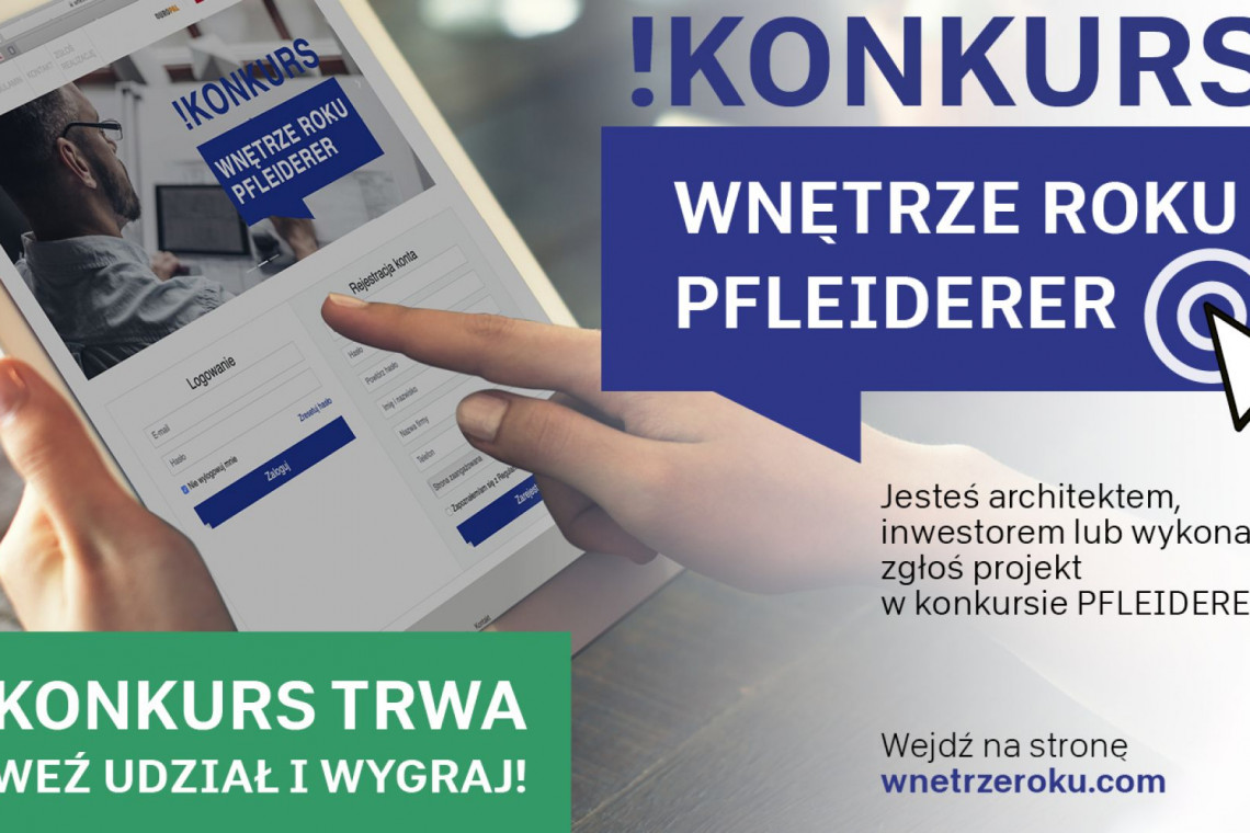 fot. mat. prasowe Trwa konkurs "Wnętrze Roku Pfleiderer". Zgłoś swój projekt!