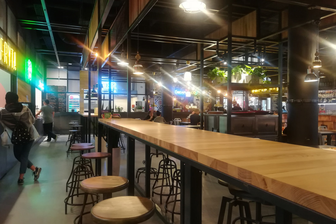 fot. mat. pras. Gdynia z pierwszym mieście food hall'em. Postawiono na industrial