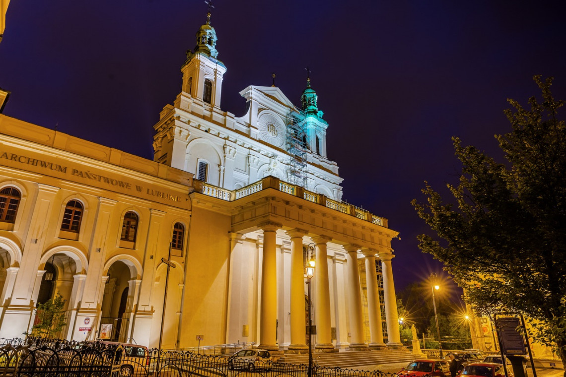 fot. mat. prasowe Ledvance Lublin rozświetlony