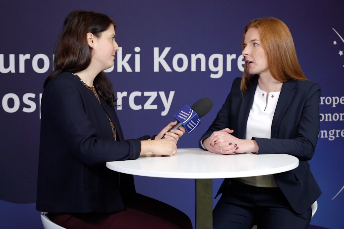 Agnieszka Kalinowska- Sołtys, architekt i partner, APA Wojciechowski podczas Europejskiego Kongresu Gospodarczego 2019 fot. PTWP EEC: Agnieszka Kalinowska- Sołtys z APA Wojciechowski o trendach na rynku nieruchomości biurowych