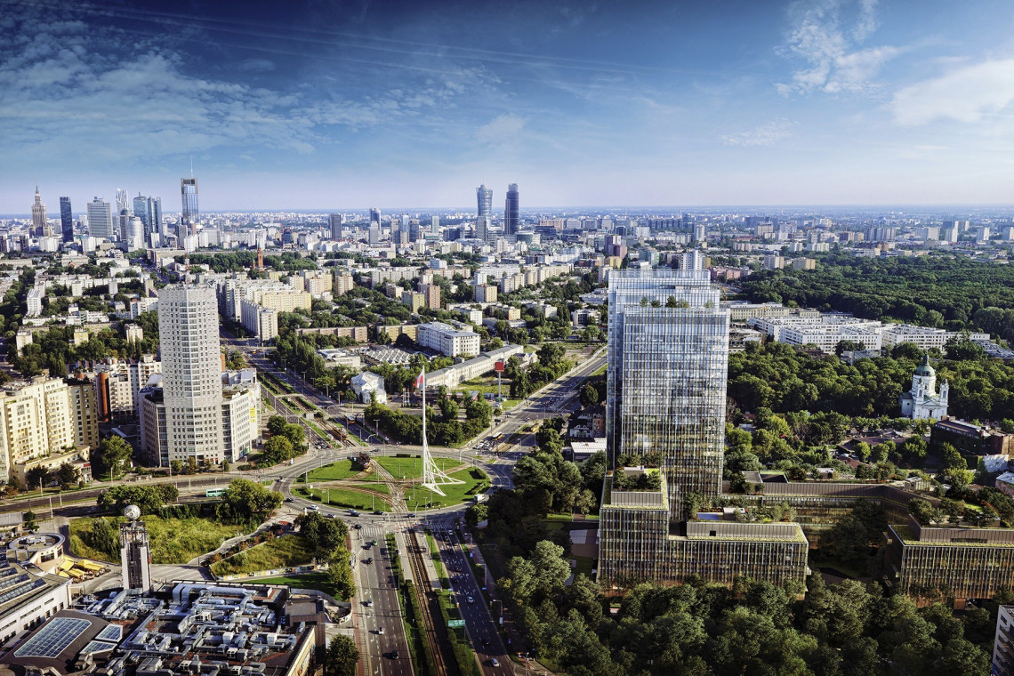 fot. mat. pras. Przy warszawskiej Arkadii wyrasta Forest. To projekt HRA Architekci