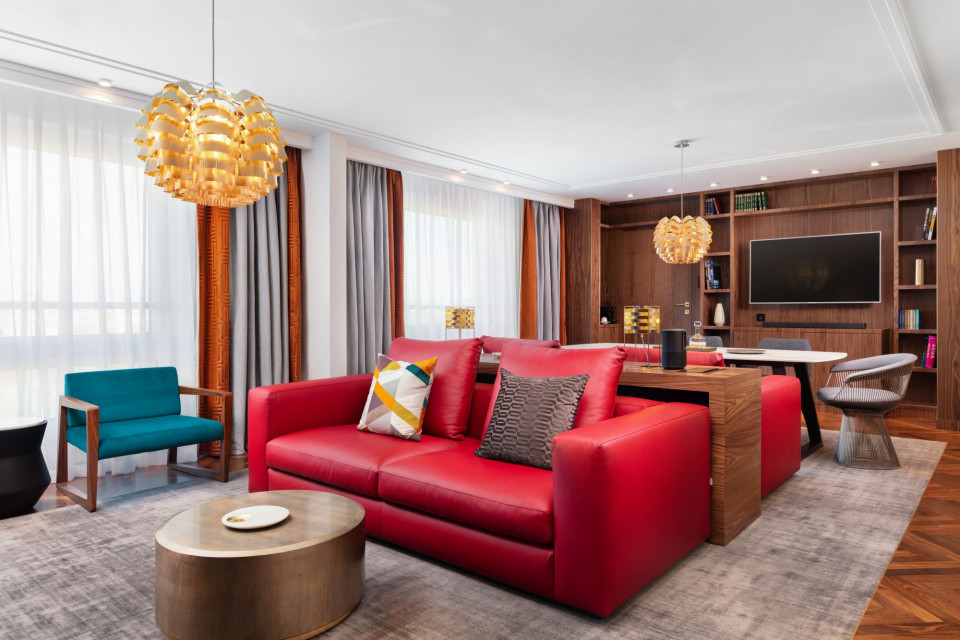 Sofitel Warsaw Victoria, apartament prezydencki fot. mat. prasowe Apartamenty Sofitel Warsaw Victoria w nowej odsłonie