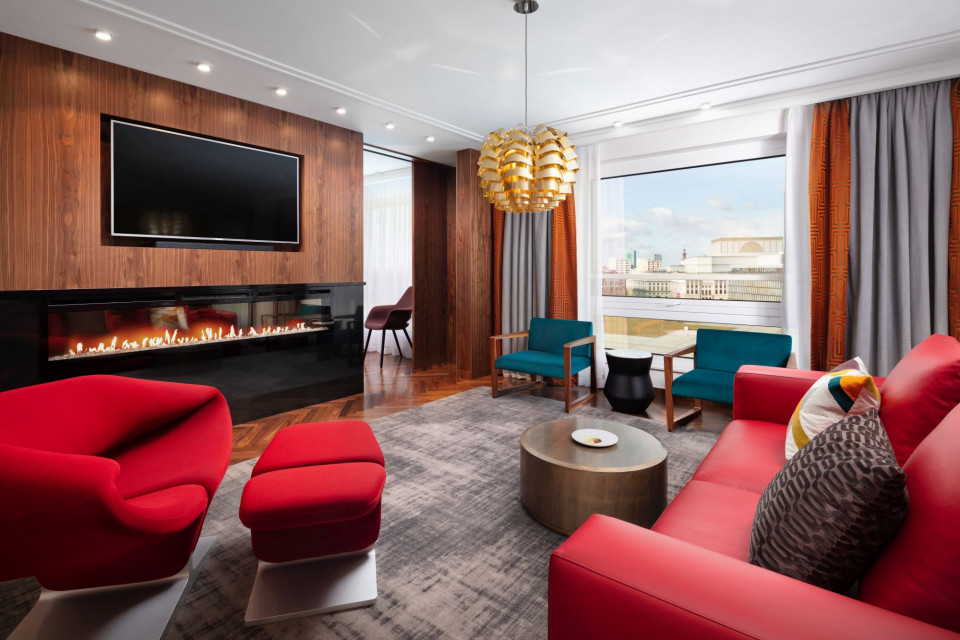 Sofitel Warsaw Victoria, apartament prezydencki fot. mat. prasowe Apartamenty Sofitel Warsaw Victoria w nowej odsłonie