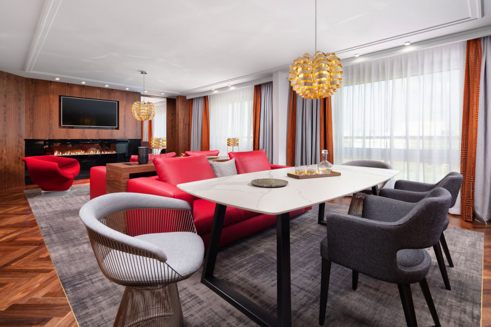 Sofitel Warsaw Victoria, apartament prezydencki fot. mat. prasowe Apartamenty Sofitel Warsaw Victoria w nowej odsłonie