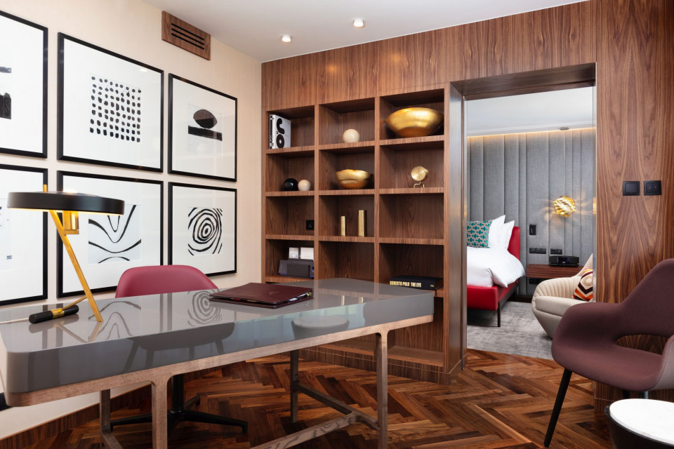 Sofitel Warsaw Victoria, apartament prezydencki fot. mat. prasowe Luksus zatopiony w detalach. O najnowszej renowacji wnętrz hotelu Sofitel Warsaw Victoria