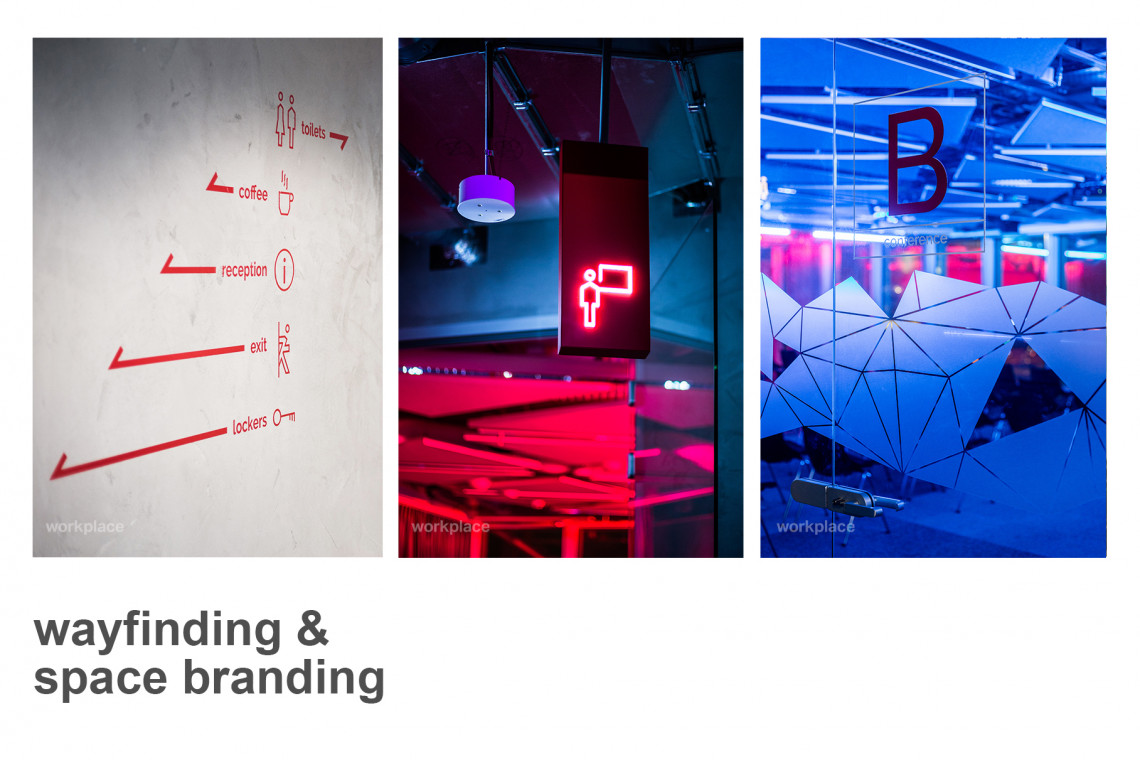fot. mat. pras. Jak odnaleźć się w miejscu pracy? Wayfinding i space branding według pracowni Workplace