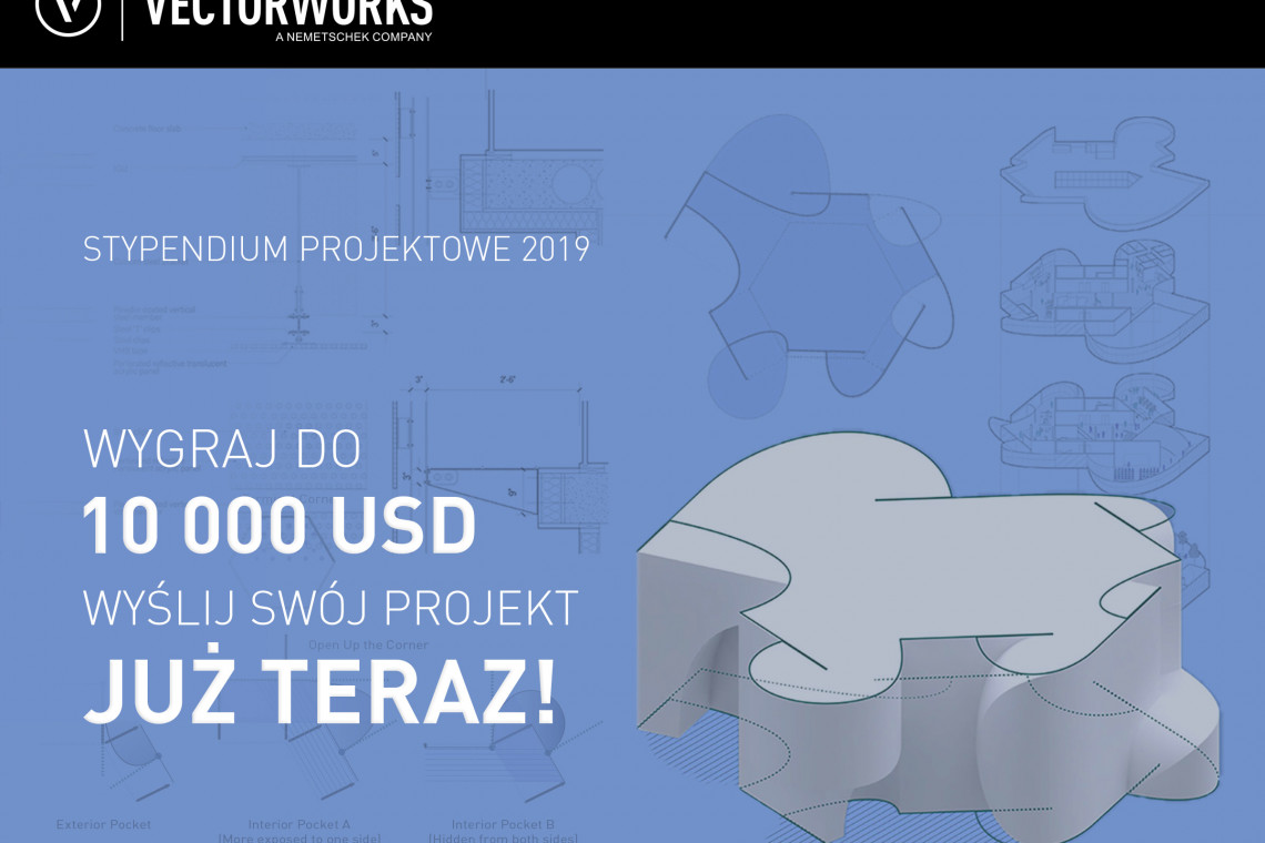 fot. mat. prasowe Na starcie konkurs o stypendium projektowe Vectorworks