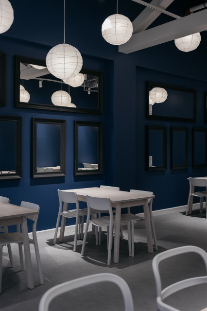 fot. mat. pras. Bajkowa natura Szwecji, morze Bałtyckie i las. Nowa restauracja IKEA Targówek zachwyca motywami i designem