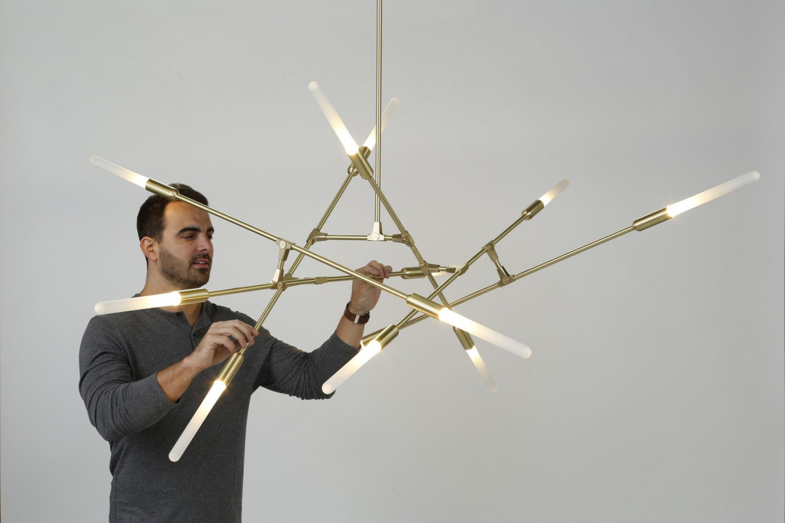  Lampy przypominające dzieła sztuki, czyli światło według Matthew McCormicka