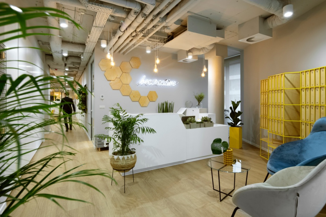 fot. mat. pras. Przestrzeń coworkingowa według Capital Park. Zaglądamy do wnętrz autorskiego konceptu Bee Creative