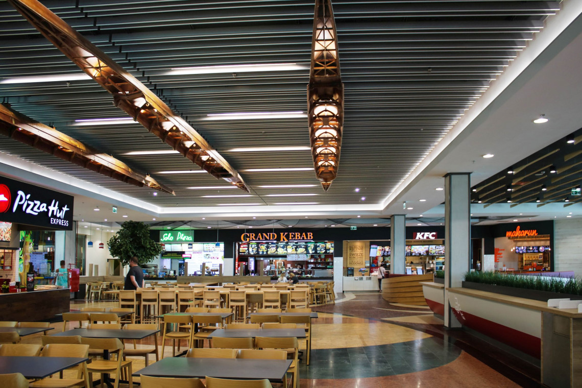 fot. mat. vsf-creative Nowy food court w Galerii Mazovia. To wioślarstwo zainspirowało architektów z vsf-creative