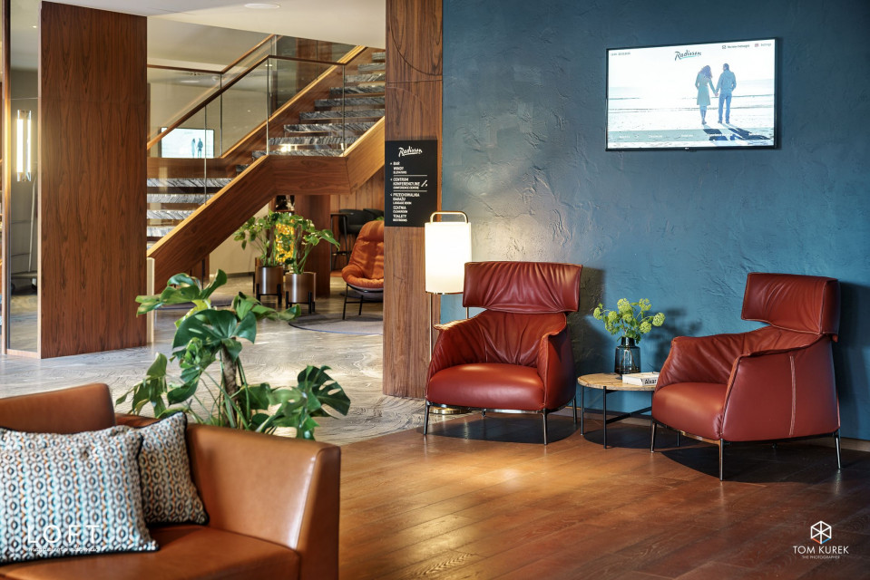 Radisson Hotel & Suites Gdańsk / Gdańsk / projektant: LOFT Magdalena Adamus TOP: Polskie morze designerskimi hotelami stoi. Oto najbardziej niesamowite obiekty