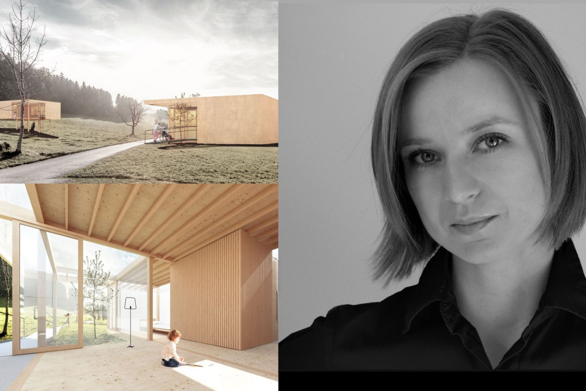 Projekt "Dom dla Dominika", wizualizacje: arch. Szymon Buzuk i Ewelina Jaskulska fot. mat. arch. Polska architektka wśród najciekawszych architektów i designerów przed czterdziestką w Europie