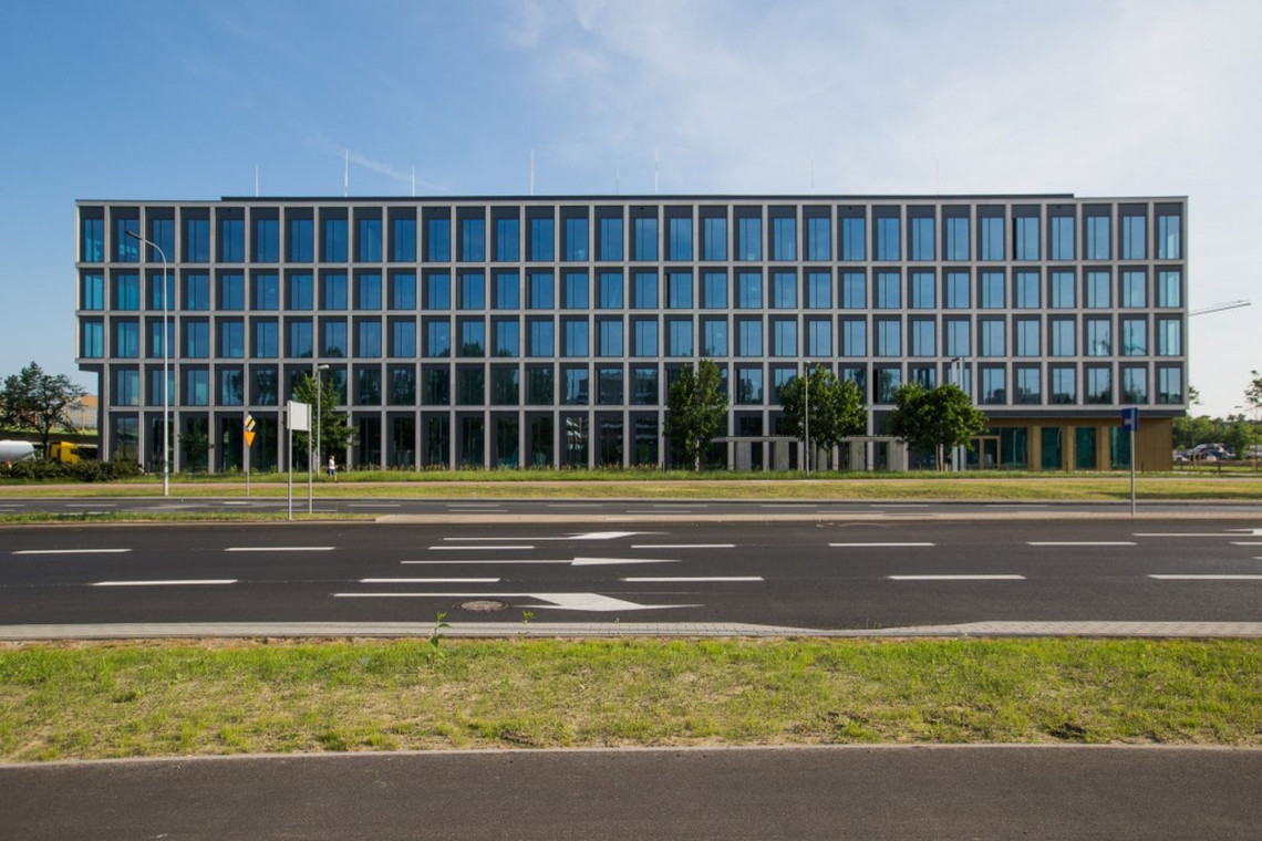 fot. mat. prasowe JEMS Architekci dla Echo Investments. Pierwszy biurowiec w Moim Miejscu już gotowy