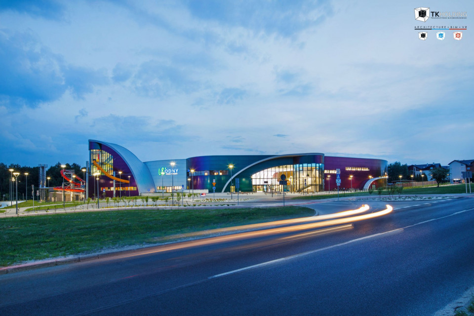 Wodny Park Tychy, projekt TKHolding. Fot. Mat. architekta Wodny Park Tychy nagrodzony w międzynarodowym konkursie. To projekt TKHolding