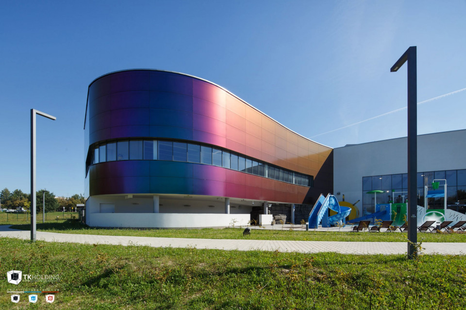 Wodny Park Tychy, projekt TKHolding. Fot. Mat. architekta Wodny Park Tychy nagrodzony w międzynarodowym konkursie. To projekt TKHolding