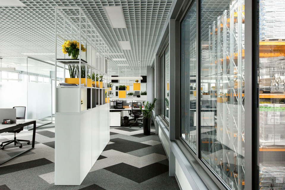 Biuro Drabest, laureata OFFICE SUPERSTAR 2018 fot. mat. prasowe Design biura stanowi istotny element wspierający wizerunek firmy