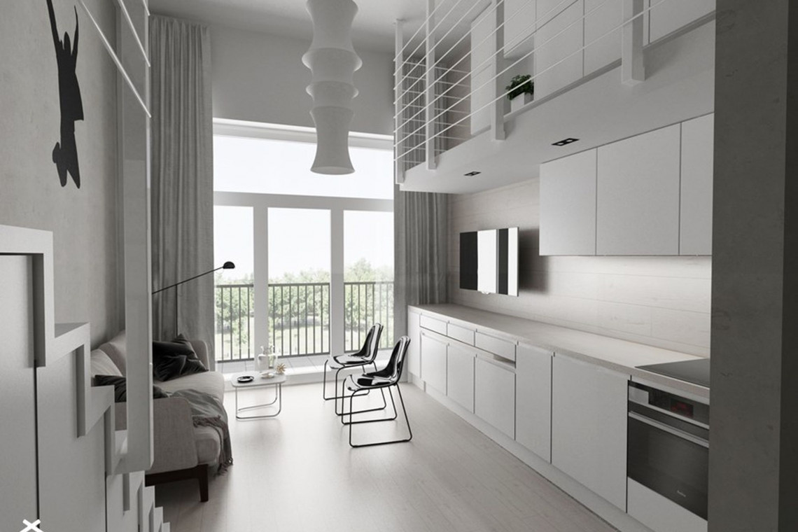 PIOTR SKORUPSKI STUDIO ARCHITEKTURY fot. mat. prasowe Wybrano najbardziej atrakcyjne mikromieszkanie w Polsce. To koncept architekta Piotra Skorupskiego
